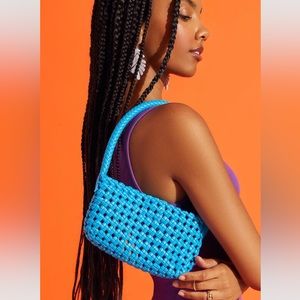 NWT FOREVER 21 basket woven bag